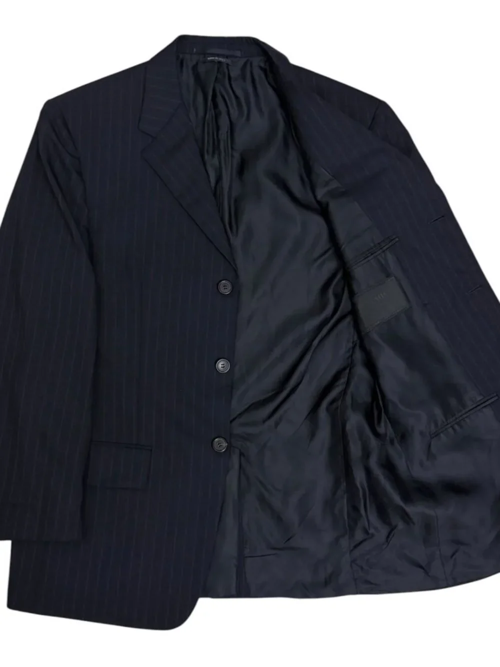 $6,000 PRADA Milano Wool Suit Luxury Business Blue Formal Blazer Dress Pants 38R